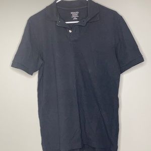 Black polo shirt small